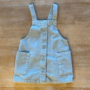 Zara Kids Corduroy Overalls in Soft Blue Size 18-24 Months